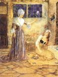 Godmother and Cinderella, 1915-Millicent Sowerby-Framed Stretched Canvas