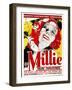 MILLIE, Helen Twelvetrees on window card, 1931.-null-Framed Art Print