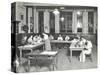 Millinery Class, Ackmar Road Evening Institute for Women, London, 1914-null-Stretched Canvas