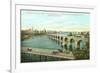 Milling District, Bridges, Minneapolis, Minnesota-null-Framed Premium Giclee Print