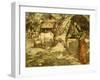 Milling Grain, Ceylon, 1907-Edward Atkinson Hornel-Framed Giclee Print