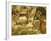 Milling Grain, Ceylon, 1907-Edward Atkinson Hornel-Framed Giclee Print