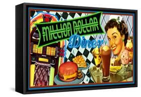 Million Dollar Diner-Kate Ward Thacker-Framed Stretched Canvas