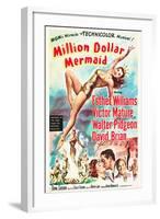 Million Dollar Mermaid, Esther Williams, Victor Mature, David Brian, 1952-null-Framed Art Print