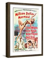 Million Dollar Mermaid, Esther Williams, Victor Mature, David Brian, 1952-null-Framed Art Print