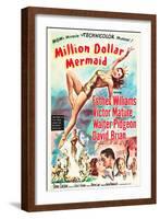 Million Dollar Mermaid, Esther Williams, Victor Mature, David Brian, 1952-null-Framed Art Print