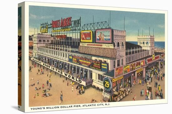 Million Dollar Pier, Atlantic City, New Jersey-null-Stretched Canvas