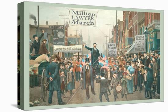 Million Lawyer March-null-Stretched Canvas