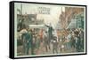 Million Lawyer March-null-Framed Stretched Canvas