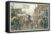 Million Lawyer March-null-Framed Stretched Canvas