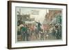 Million Lawyer March-null-Framed Art Print