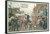 Million Lawyer March-null-Framed Stretched Canvas