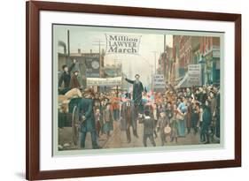 Million Lawyer March-null-Framed Art Print