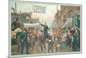 Million Lawyer March-null-Mounted Art Print