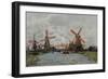 Mills, 1871-Claude Monet-Framed Giclee Print