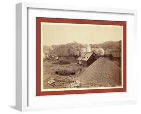 Mills and Mines, Part of the Great Homestake Works, Lead City, Dak-John C. H. Grabill-Framed Giclee Print