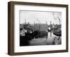 Mills and Smokestacks in Lowell, Massachusetts-null-Framed Photographic Print