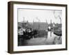 Mills and Smokestacks in Lowell, Massachusetts-null-Framed Photographic Print