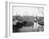 Mills and Smokestacks in Lowell, Massachusetts-null-Framed Photographic Print