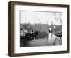 Mills and Smokestacks in Lowell, Massachusetts-null-Framed Photographic Print