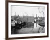 Mills and Smokestacks in Lowell, Massachusetts-null-Framed Photographic Print