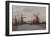 Mills at Westzijderveld Near Zaandam, 1871-Claude Monet-Framed Giclee Print