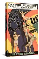 Mills Circus Acrobats-null-Stretched Canvas