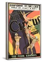 Mills Circus Acrobats-null-Framed Art Print