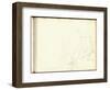 Mills Near Zaandam (Pencil on Paper)-Claude Monet-Framed Giclee Print