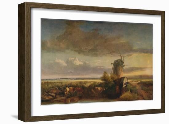 Mills on the Fens, c1853-Henry Bright-Framed Giclee Print