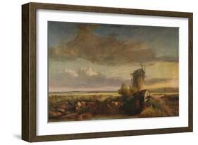 Mills on the Fens, c1853-Henry Bright-Framed Giclee Print