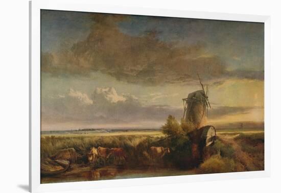 Mills on the Fens, c1853-Henry Bright-Framed Giclee Print