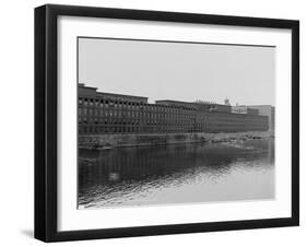 Mills on the Merrimack River, Lowell, Massachusetts, C.1908-null-Framed Photographic Print