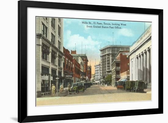 Mills Street, El Paso, Texas-null-Framed Premium Giclee Print