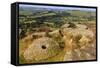 Millstone, Curbar Edge, Peak District National Park, in Summer, Derbyshire-Eleanor Scriven-Framed Stretched Canvas