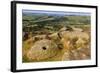 Millstone, Curbar Edge, Peak District National Park, in Summer, Derbyshire-Eleanor Scriven-Framed Photographic Print