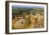 Millstone, Curbar Edge, Peak District National Park, in Summer, Derbyshire-Eleanor Scriven-Framed Photographic Print