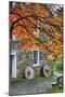 Millstones at a Gristmill During Fall, Cooper Mill, Chatham, New Jersey-George Oze-Mounted Photographic Print