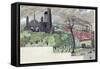 Millworkers Landscape, C.1920-John Northcote Nash-Framed Stretched Canvas