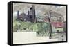 Millworkers Landscape, C.1920-John Northcote Nash-Framed Stretched Canvas