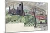 Millworkers Landscape, C.1920-John Northcote Nash-Mounted Giclee Print