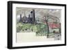 Millworkers Landscape, C.1920-John Northcote Nash-Framed Giclee Print