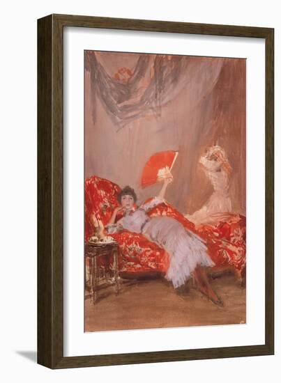 Milly Fitch-James Abbott McNeill Whistler-Framed Art Print