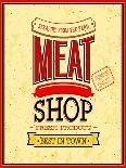 Meat Shop Design-MiloArt-Art Print