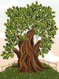 Old Oak Tree-Milovelen-Art Print