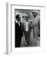 Milt Jackson, Budd Johnson and Major Holley at the Capital Radio Jazz Festival, London, 1979-Denis Williams-Framed Photographic Print