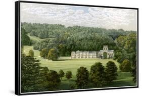 Milton Abbey, Dorset, Home of Baron Hambro, C1880-Benjamin Fawcett-Framed Stretched Canvas