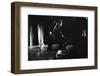 Milton Berle Petting Audience Members Head During Comedy Routine at El Rancho, Las Vegas 1958-Allan Grant-Framed Photographic Print