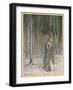 Milton, Comus, Lady Enters-Arthur Rackham-Framed Art Print