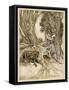 Milton, Comus-Arthur Rackham-Framed Stretched Canvas